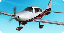 Cessna Corvalis TT single engine piston aircraft sold by Aerosystem, India.